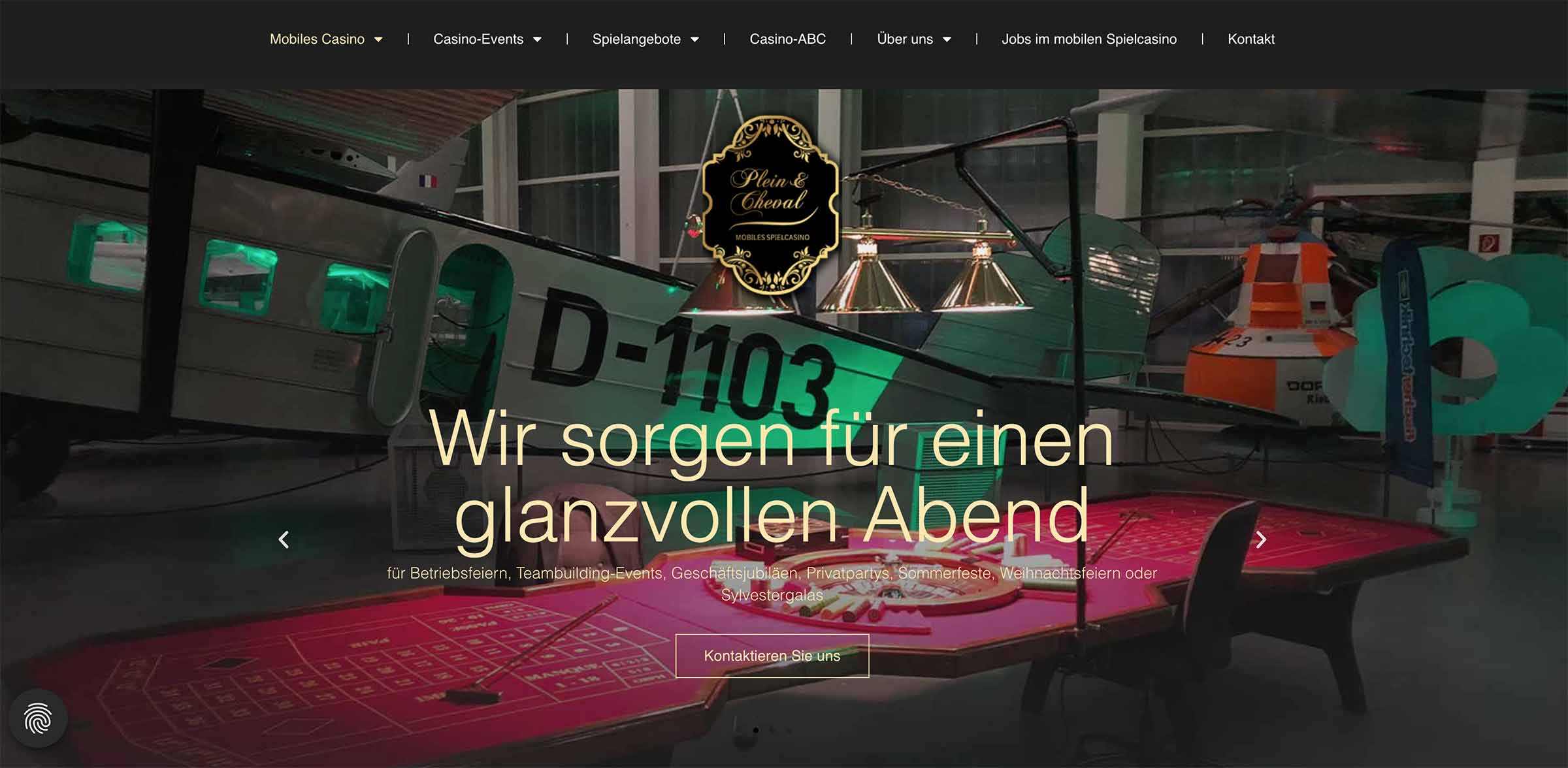 Referenz: Mobiles Spielcasino, Grafikspot Webdesign in Brandenburg