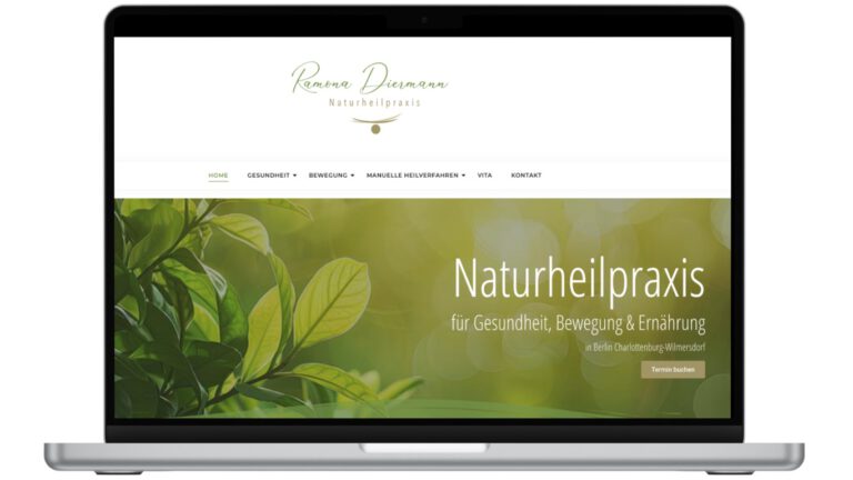 Screen Naturheilpraxis in Charlottenburg