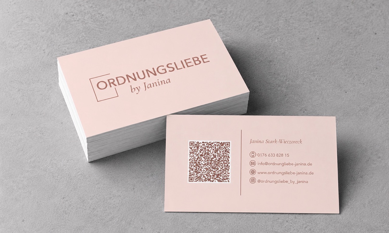 Visitenkarten für Ordnungscoach