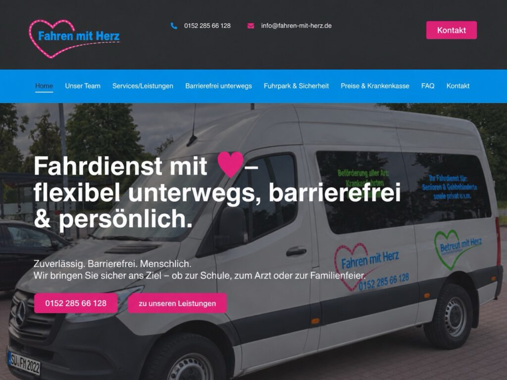 Fuhrpark von Fahren mit HERZ
